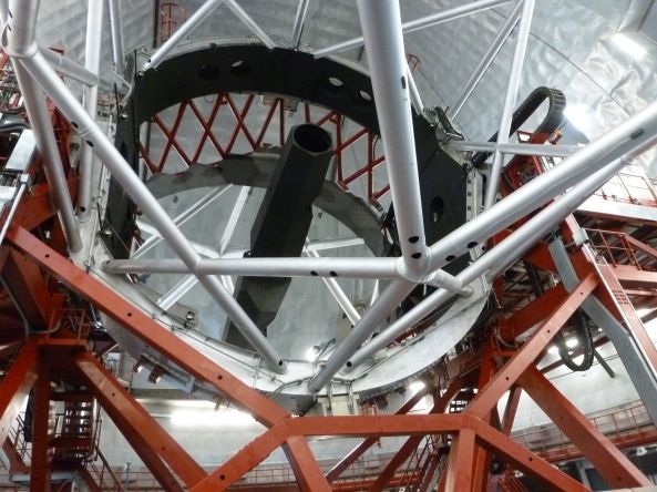 Impressionnant ce téléscope! Un des plus gros au monde!